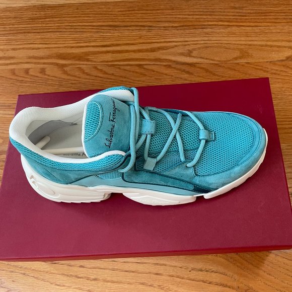 Blue Skylar Sneaker from Salvatore Ferragamo - Picture 4 of 13